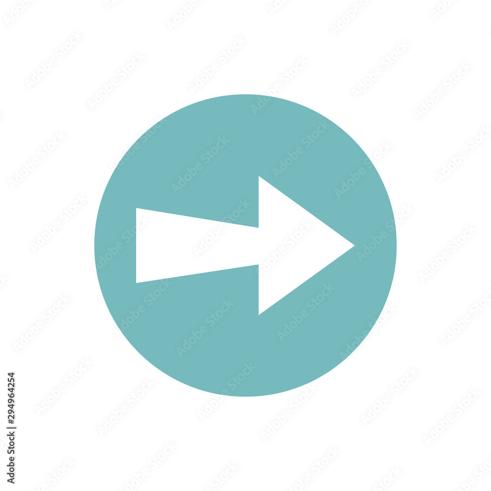 icon of arrow in color circle icon of arrow in color circle