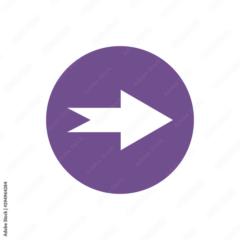 icon of arrow in color circle icon of arrow in color circle
