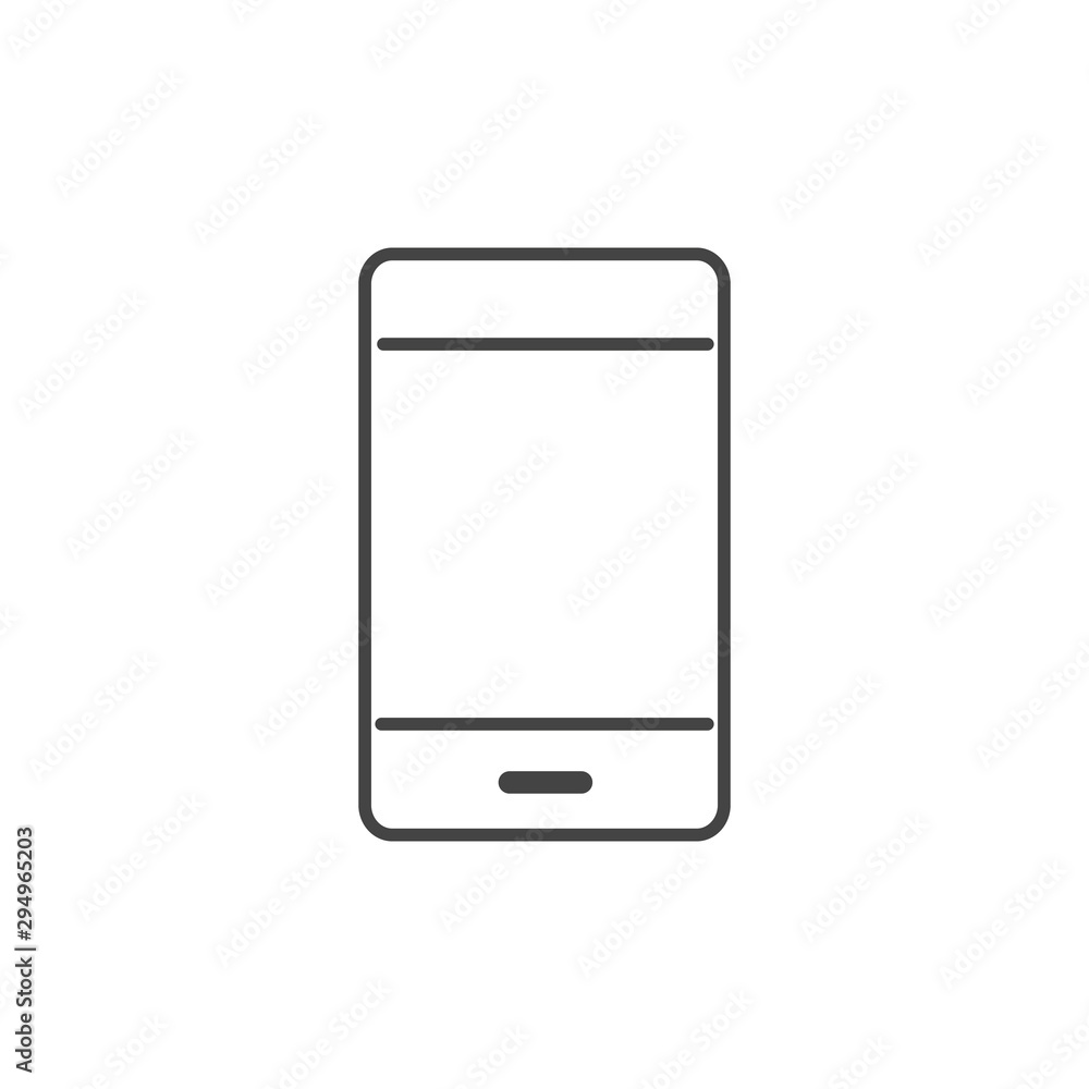 smartphone gadget technology icon line design smartphone gadget technology icon line design