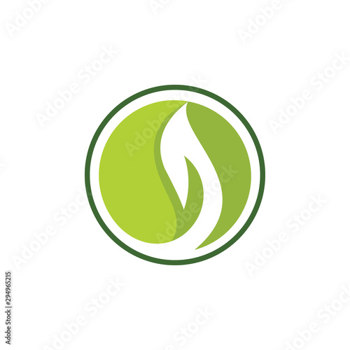 Free Download Organic leaf  logo vector template - GFXLoad