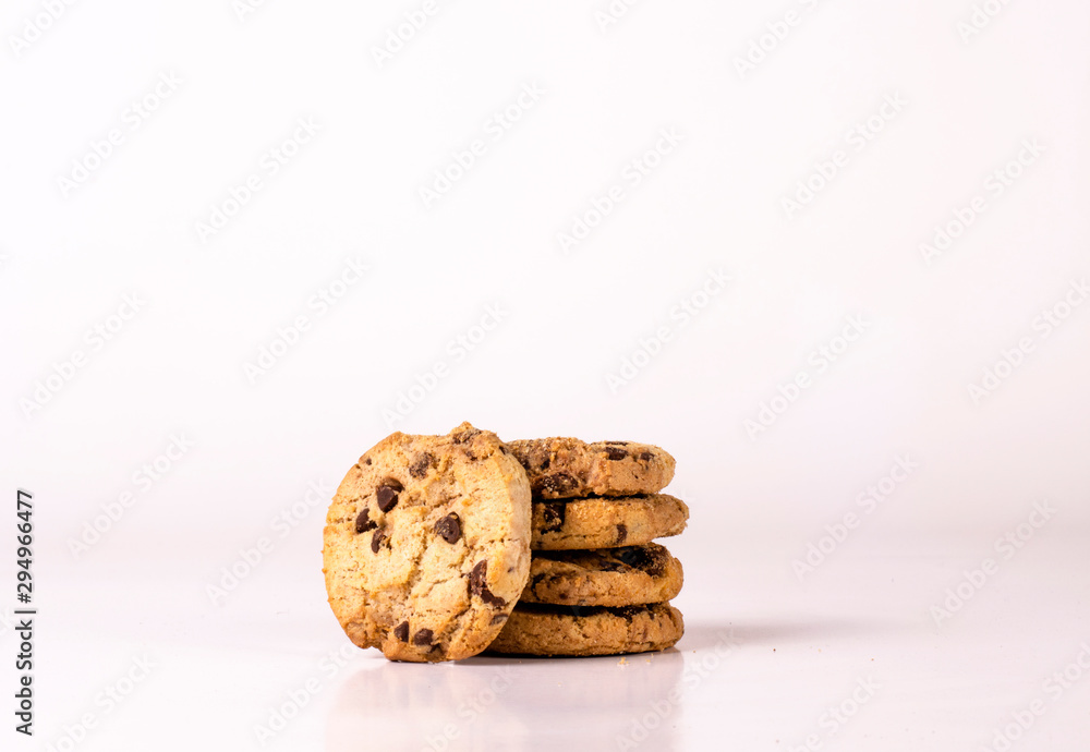 group of delicious chocochips cookies group of delicious chocochips cookies