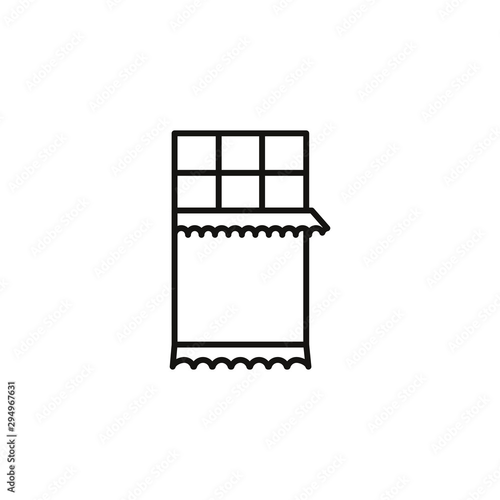 chocolate bar sweet and candies icon line chocolate bar sweet and candies icon line