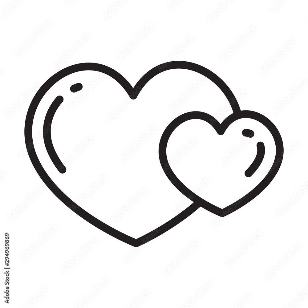 Hearth Icon Vector Flat Design Hearth Icon Vector Flat Design