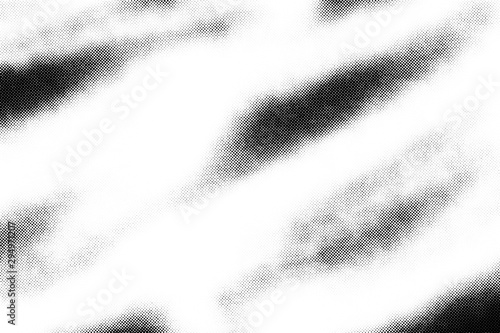 Subtle halftone vector texture overlay. Monochrome abstract splattered background.