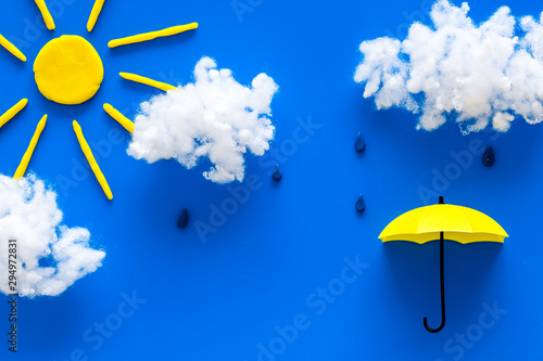 Tablou pe pânză Weather forecast concept