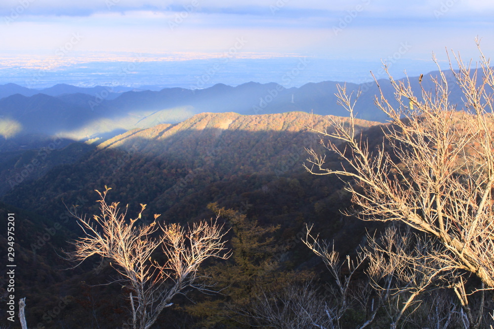 Fototapeta premium 塔ノ岳からの眺望