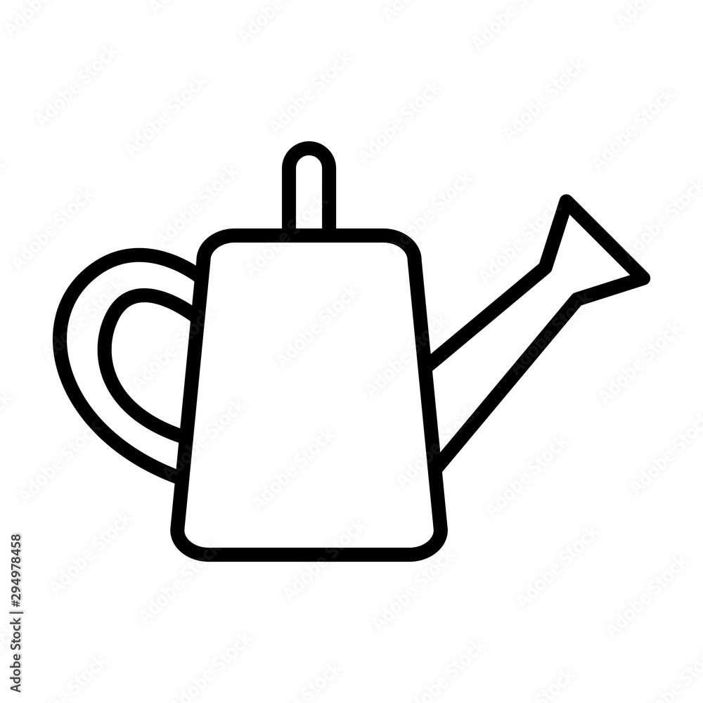 Watering Can Icon Vector Flat Design Watering Can Icon Vector Flat Design