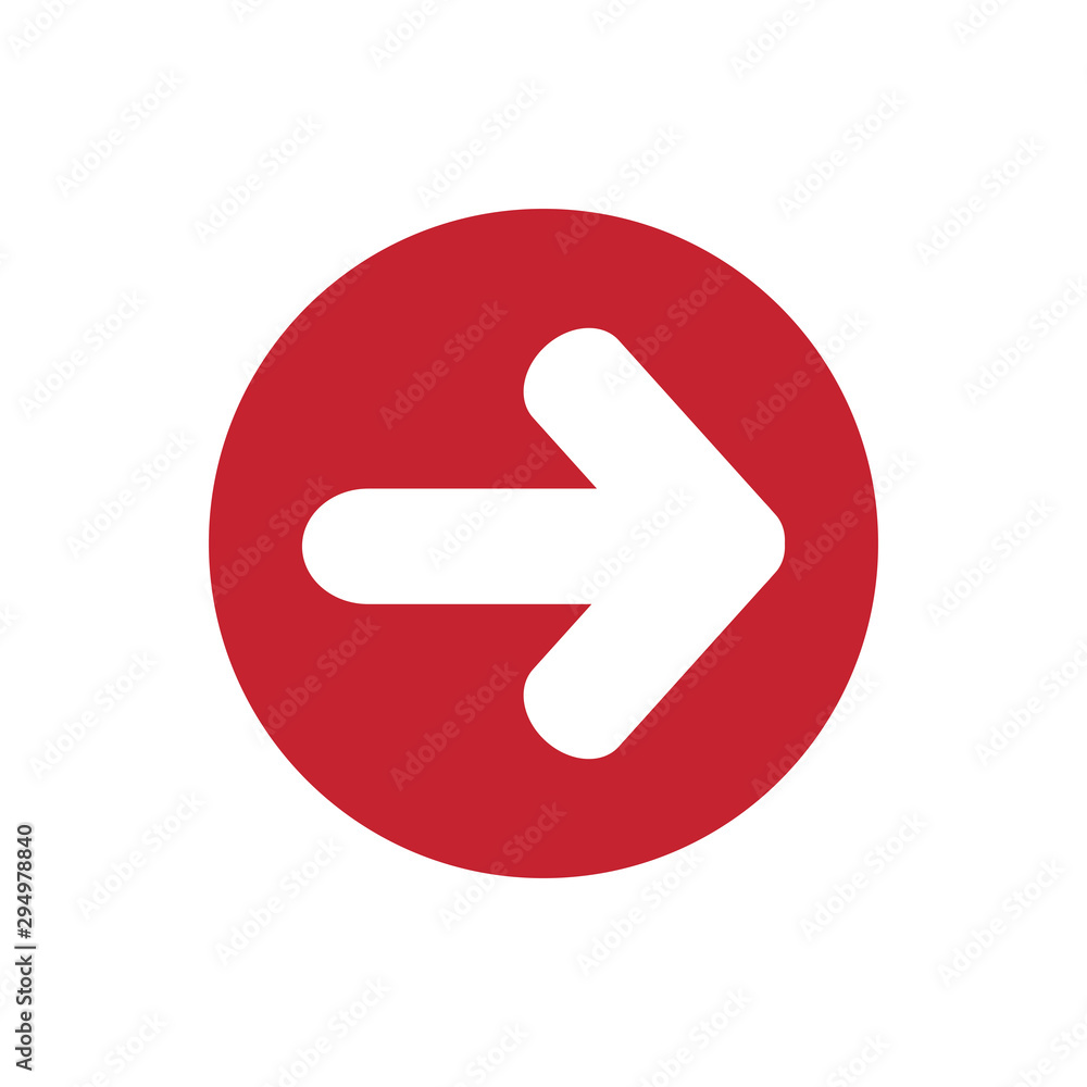 icon of arrow in color circle icon of arrow in color circle