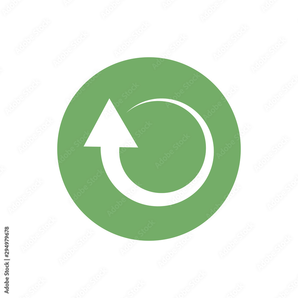 icon of reload arrow in color circle icon of reload arrow in color circle