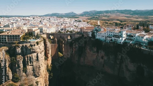 Aerial video shots from Ronda Spain in 4K photo