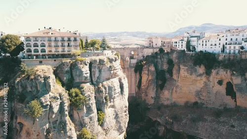 Aerial video shots from Ronda Spain in 4K