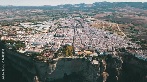 Aerial video shots from Ronda Spain in 4K