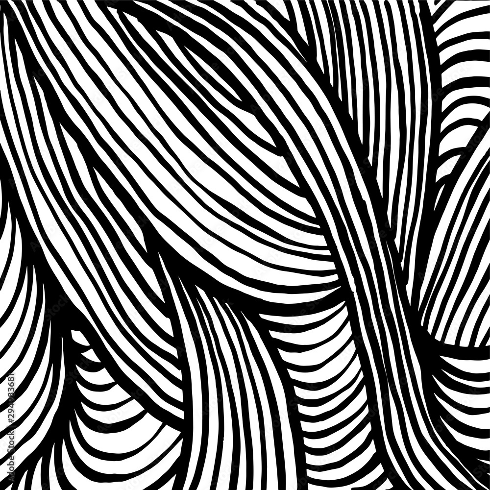 Naklejka premium Brush texture pattern. Grunge vector.