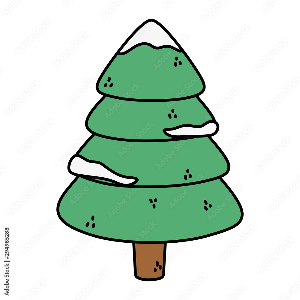 pine tree with snow decoration merry christmas pine tree with snow decoration merry christmas