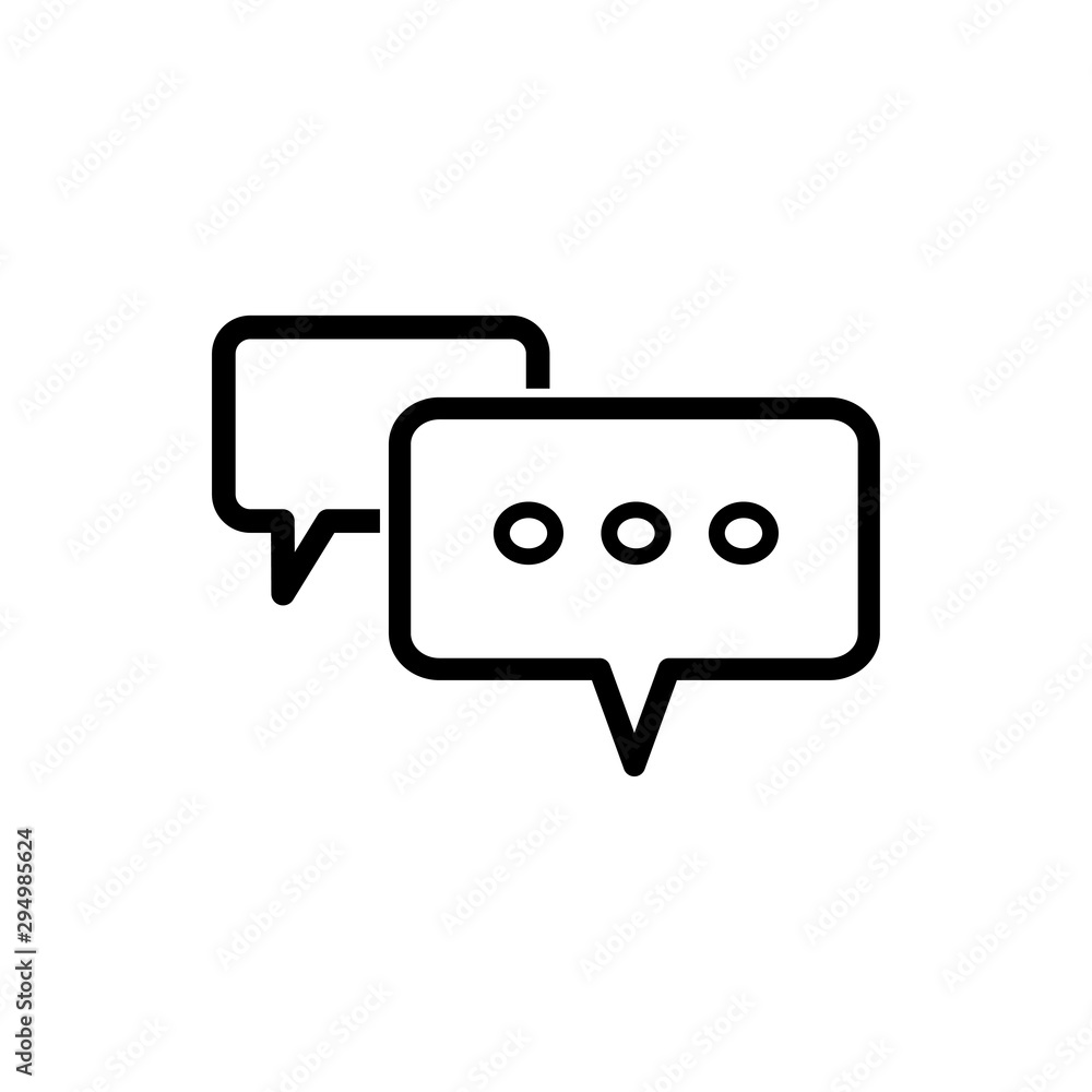 bubble speak icon trendy flat design bubble speak icon trendy flat design