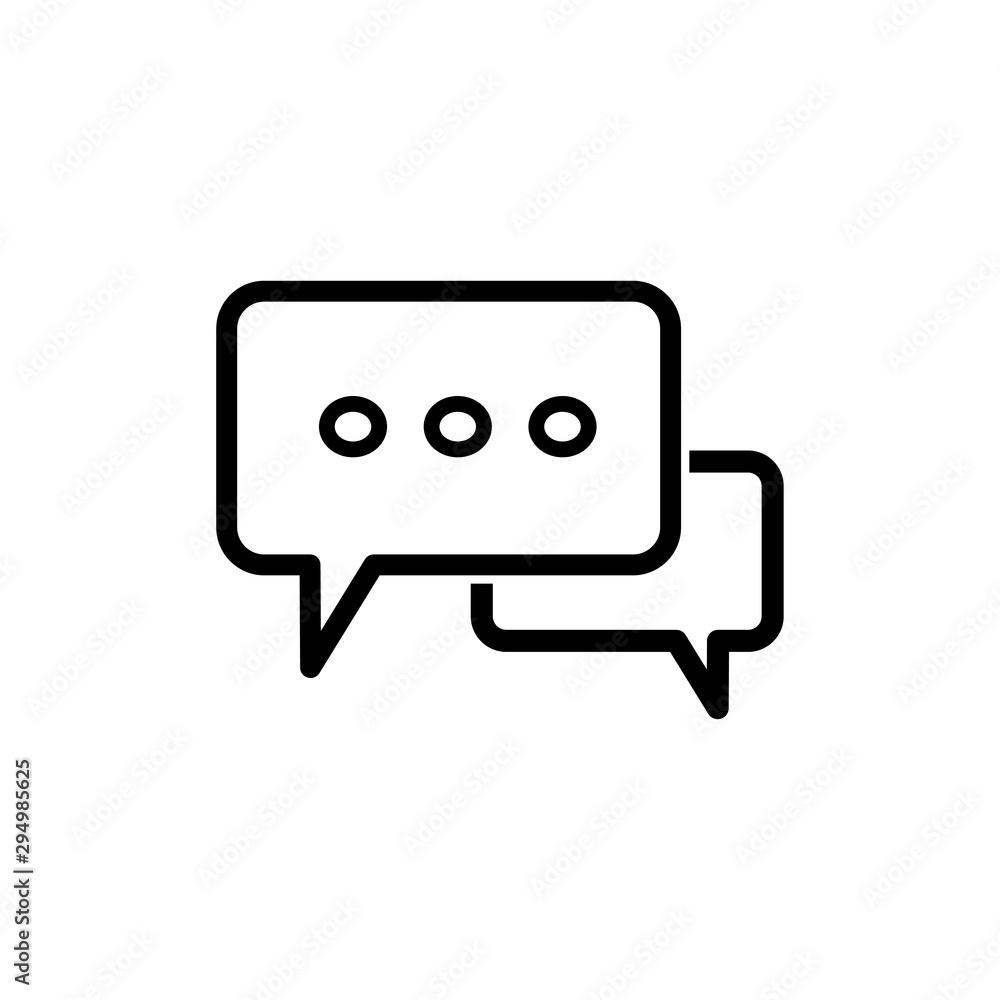 bubble speak icon trendy flat design bubble speak icon trendy flat design