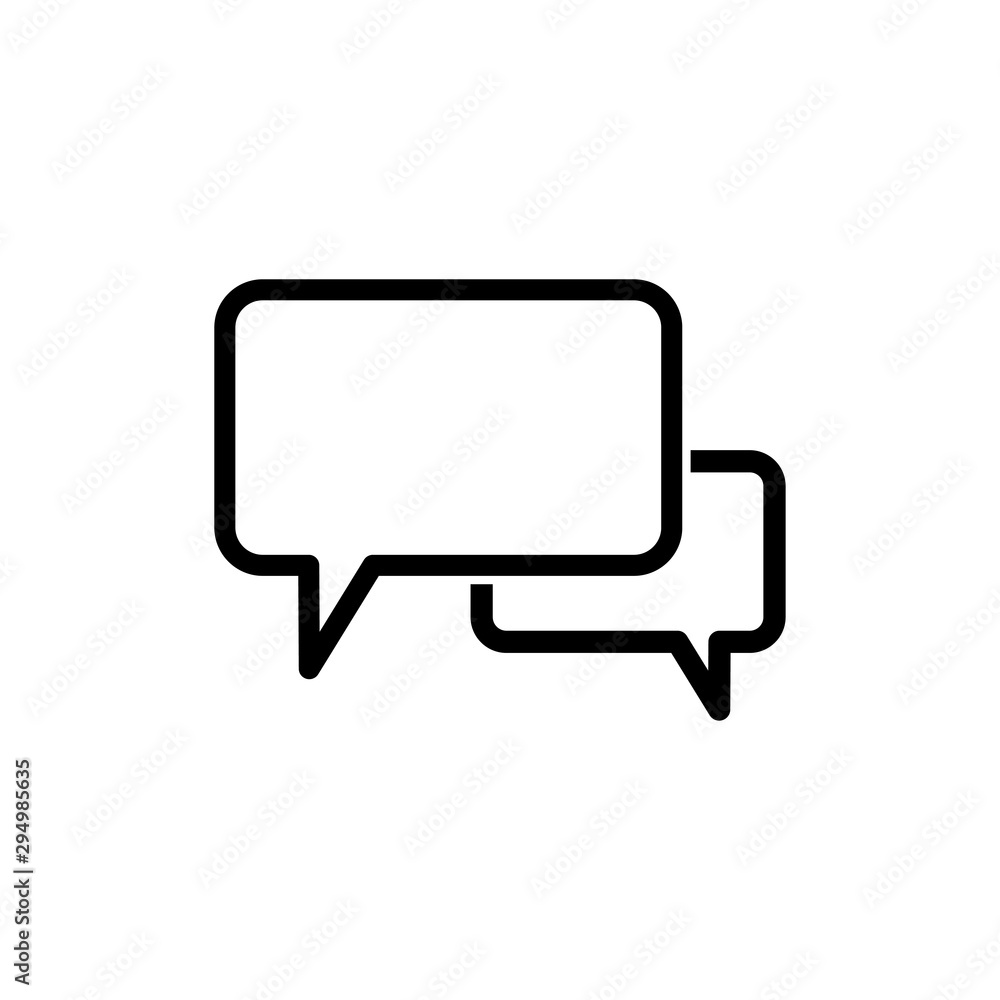 bubble speak icon trendy flat design bubble speak icon trendy flat design