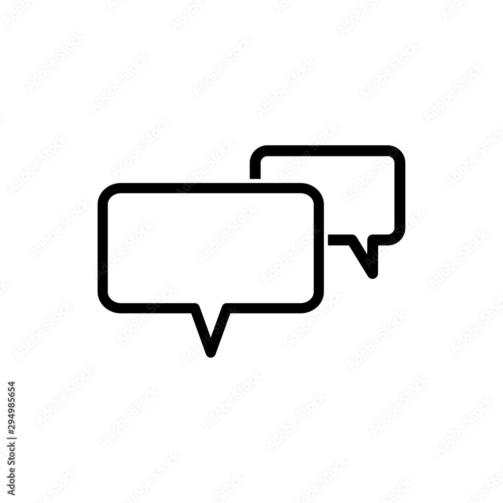 bubble speak icon trendy flat design bubble speak icon trendy flat design