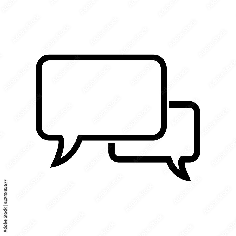 bubble speak icon trendy flat design bubble speak icon trendy flat design