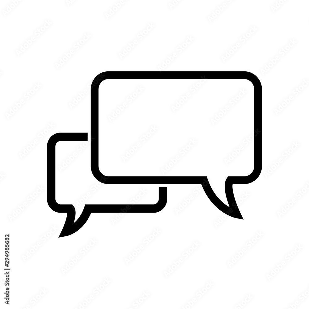 bubble speak icon trendy flat design bubble speak icon trendy flat design