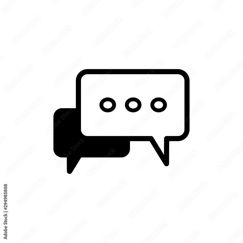 bubble speak icon trendy flat design bubble speak icon trendy flat design