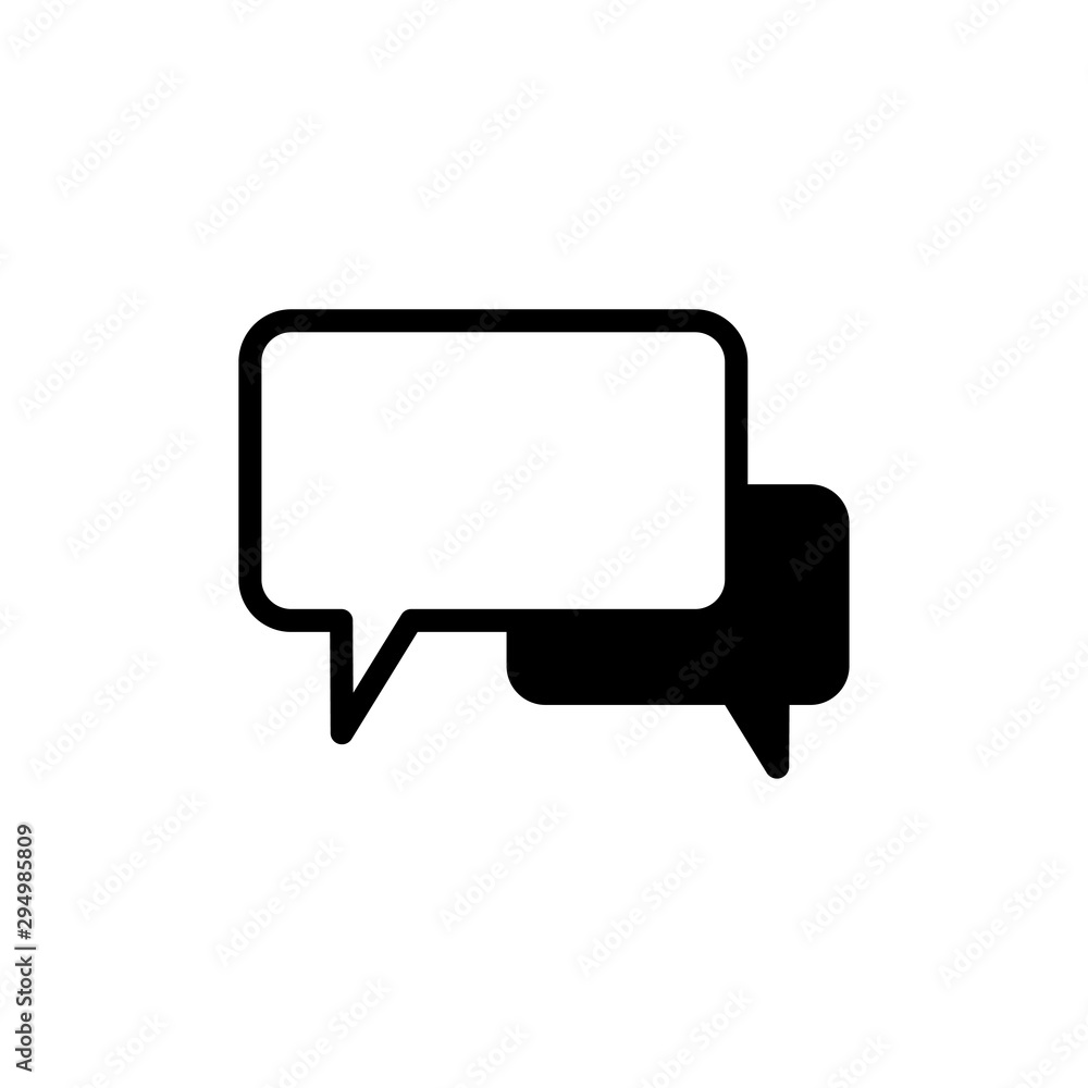 bubble speak icon trendy flat design bubble speak icon trendy flat design