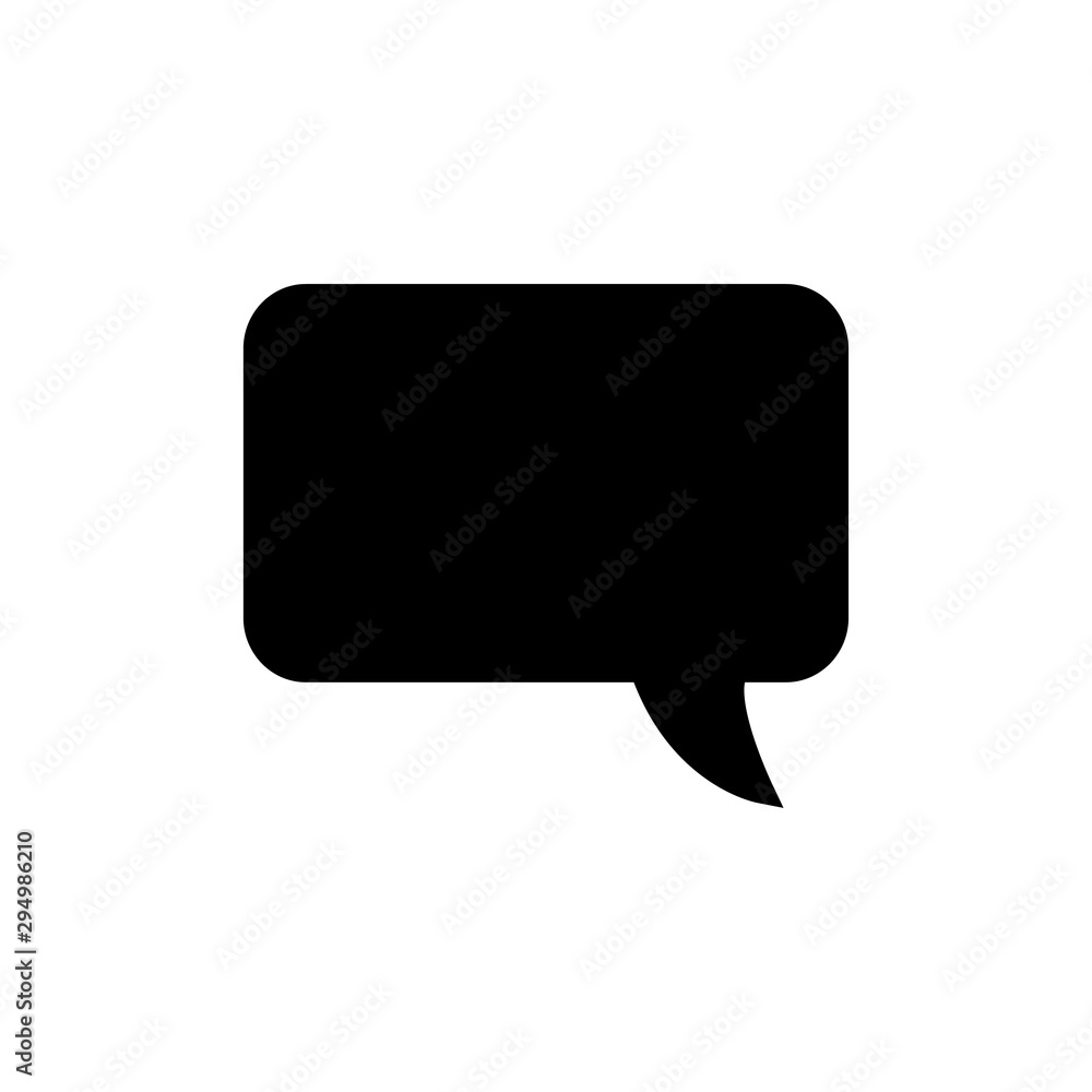 bubble speak icon trendy flat design bubble speak icon trendy flat design