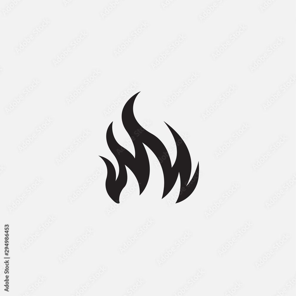 vector logo fire icon template - vector vector logo fire icon template - vector