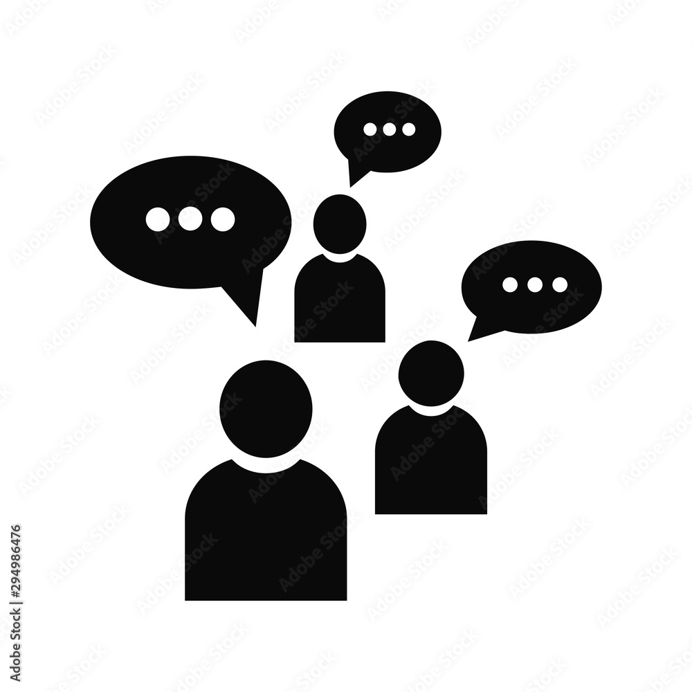 bubble speak icon trendy flat design bubble speak icon trendy flat design