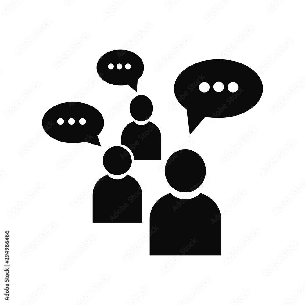 bubble speak icon trendy flat design bubble speak icon trendy flat design
