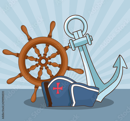 anchor and ship rudder design