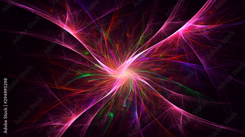 3D rendering abstract round light background 3D rendering abstract round light background