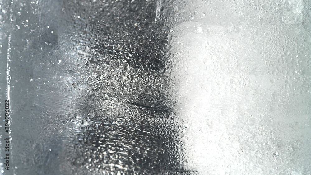 close up texture of frost crystal ice structure close up texture of frost crystal ice structure