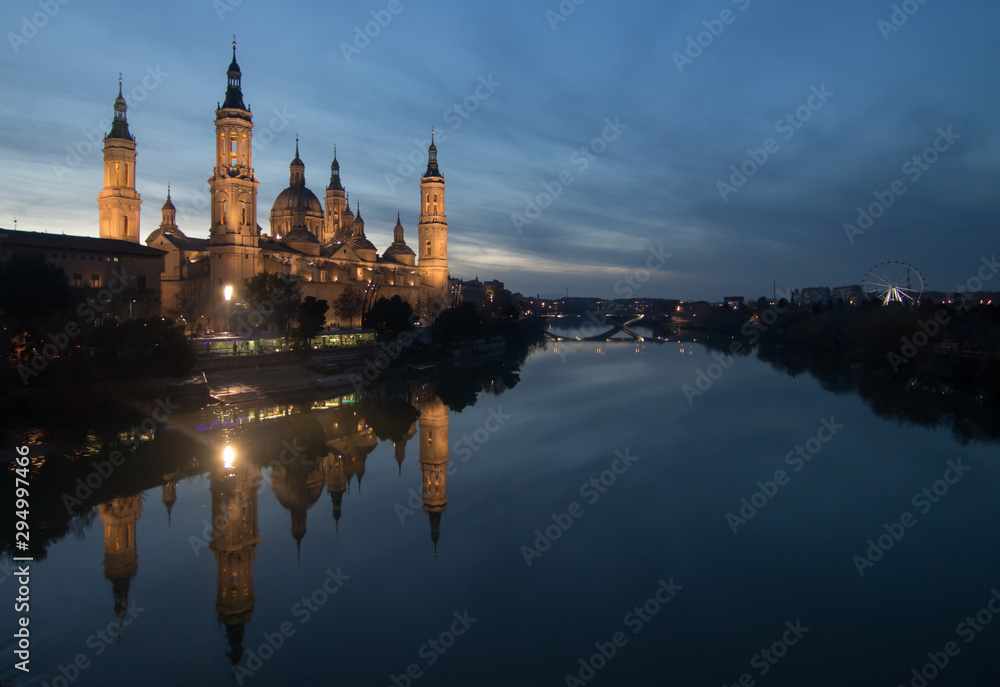 Obraz premium night city with its lights