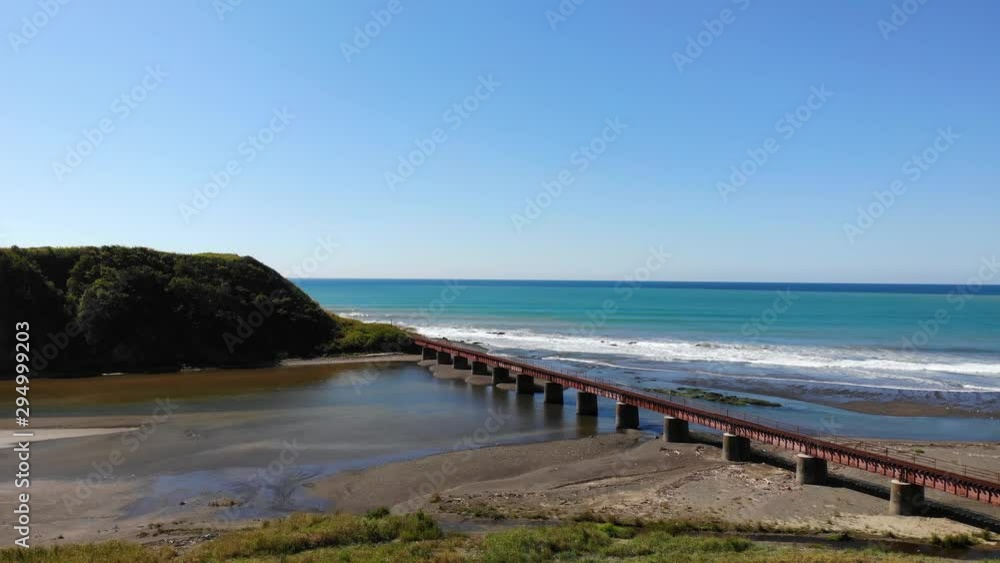 北海道 厚賀 厚別川橋梁 日高本線 北海道 厚賀 厚別川橋梁 日高本線