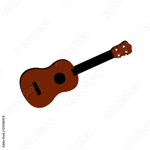 Guitar Musical Instrument - Cartoon Vector Image
