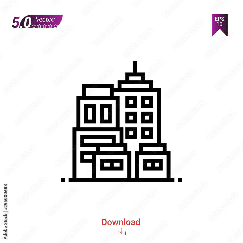 Outline urban-property icon. urban-property icon vector isolated on white background. Graphic design, material-design, mobile application, UI / UX design, logo, user interface. EPS 10 format vector Outline urban-property icon. urban-property icon vector isolated on white background. Graphic design, material-design, mobile application, UI / UX design, logo, user interface. EPS 10 format vector