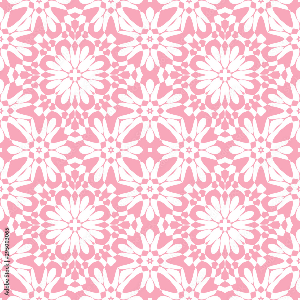 Subtle Pink And White Allover Pattern