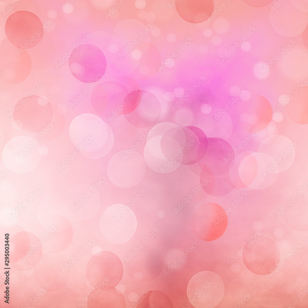 Pastlel Colored Abstract Bokeh Background