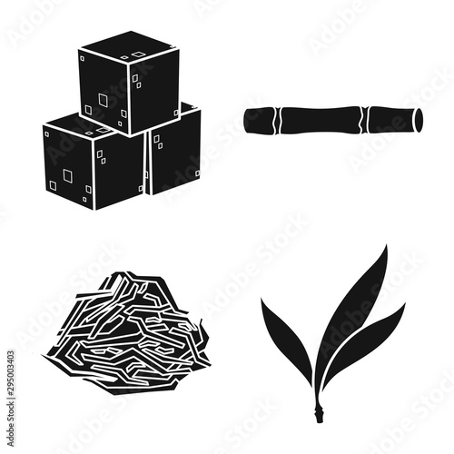 Vector design of industry and sugarcane icon. Collection of industry and natural stock symbol for web.