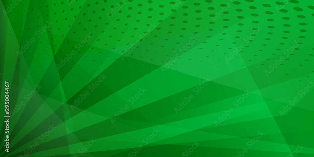 Abstract background of dots and intersecting lines in green colors Abstract background of dots and intersecting lines in green colors