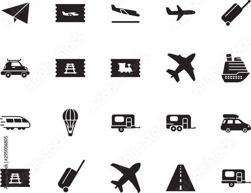 holiday vector icon set such as: metro, fast, abstract, avenue, rail, express, liner, up, wave, aeroplane, balloon, motion, front, icons, toy, modern, origami, cruise, shipping, map, roadside, arrive