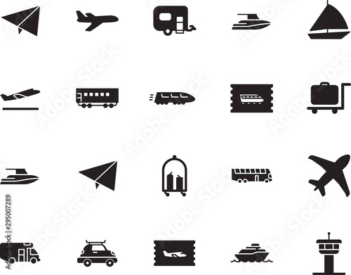 holiday vector icon set such as: departures, water, mobile, van, front, controller, traveler, coach, sketch, activity, metro, life, yachting, nautical, motion, airliner, building, steel, summer, roof
