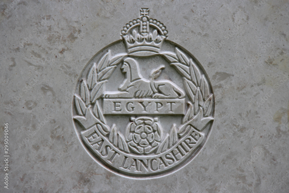british military cemetery in bayeux in normandy (france)