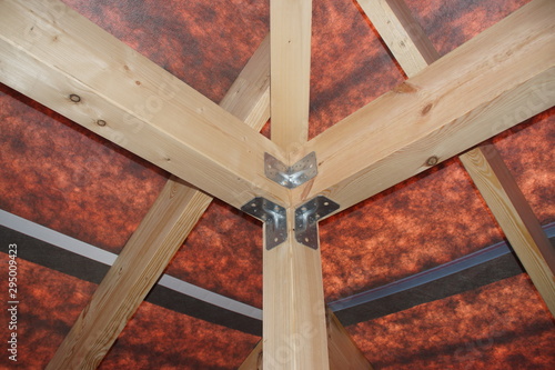 Dachkonstruktion mit Winkeleisen