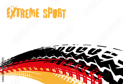 Vector automotive banner template