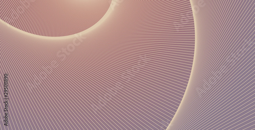 Εκτύπωση καμβά abstract background wired arcs retro ivory pink