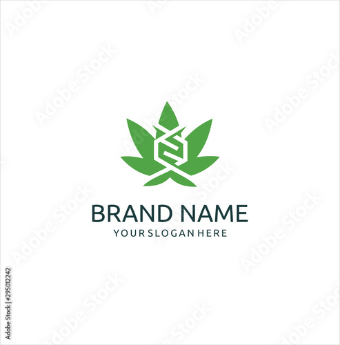 CBD Cannabis Marijuana Hemp Pot DNA logo design inspiration . cannabis logo template DNA organic, nature, green,natural,health, medical, symbol, icon, plant, sign