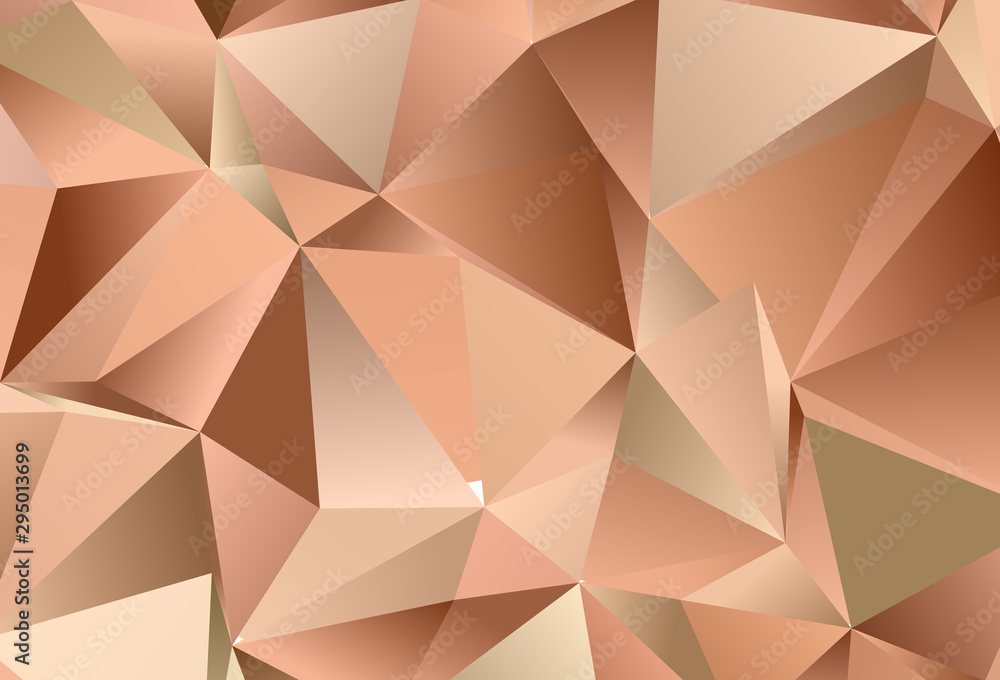 Light Orange vector texture with triangular style. Light Orange vector texture with triangular style.