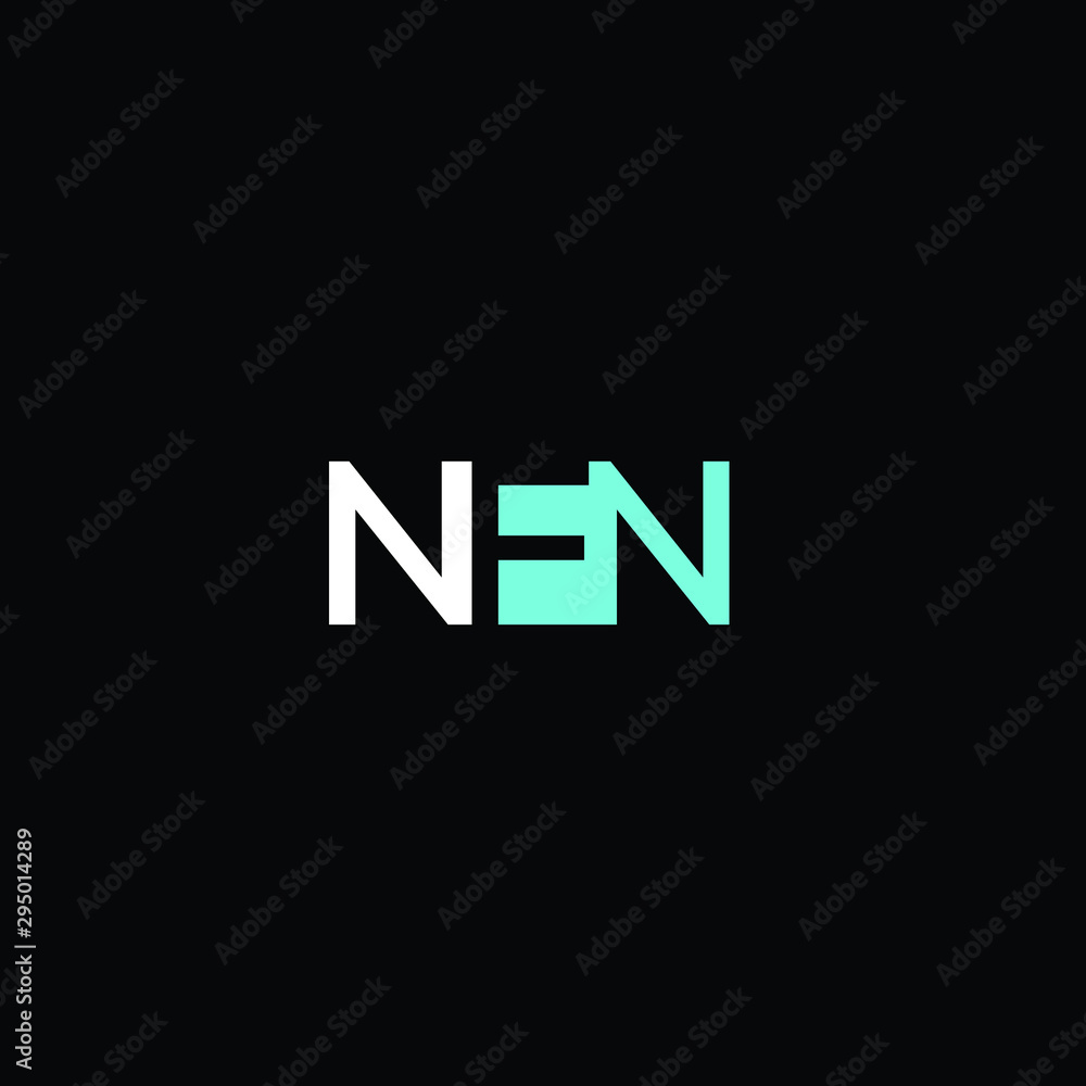  N F N letter icon logo vector